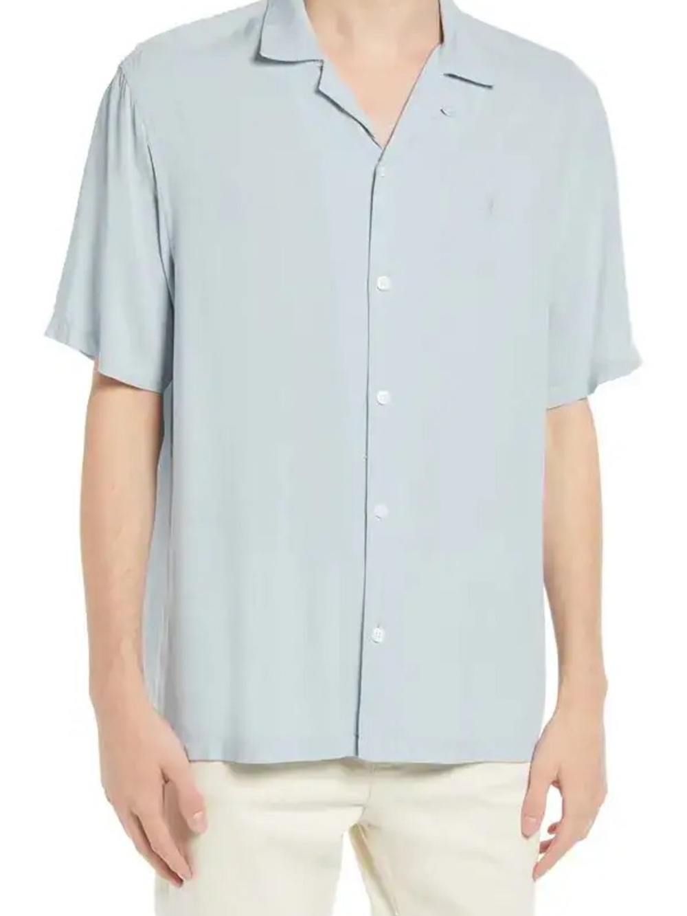 AllSaints Venice Relaxed Fit Short Sleeve Shirt medium